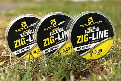 Avid Carp Two-Tone Zig Rig Line – Low-Visibility Design 1
