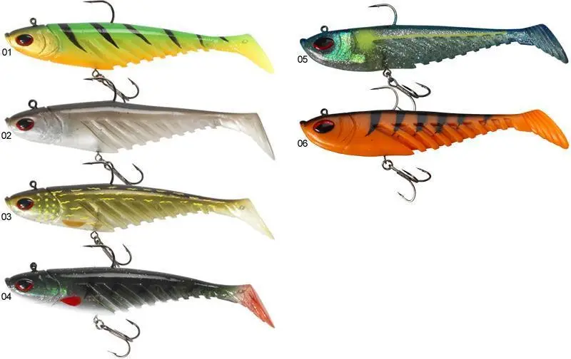 Berkley Pre-Rigged Giant Ripple Shad – Ready-To-Fish Soft Lure Rigs 1