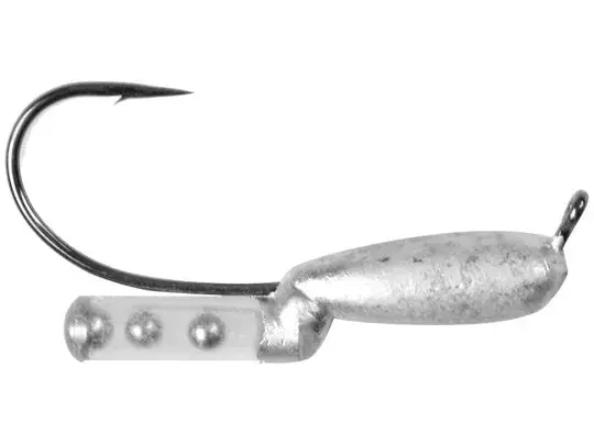 Bite Me Tackle Rattlin Flat Eye Tube Jig Heads (3-Pack, Size 100) 1