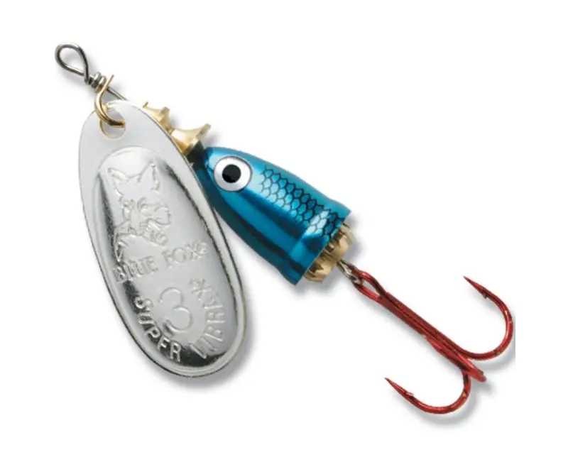 Blue Fox Vibrax Shad Spinner – Twin-Pack Flashing Blade Lure 1