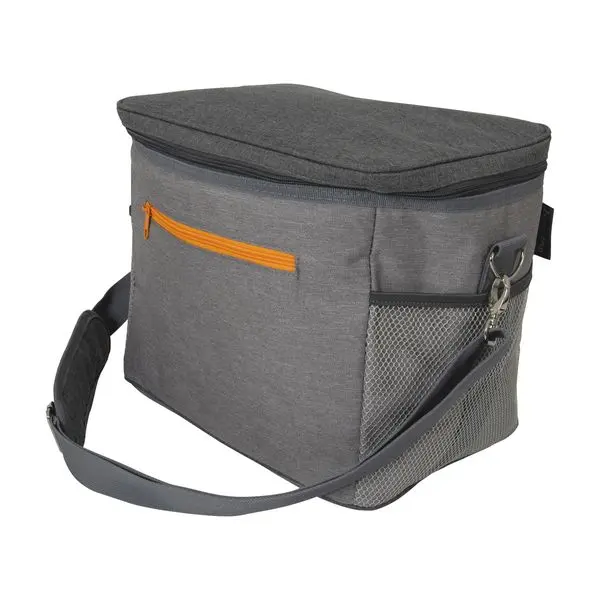 Bo-Camp Grey Polyester Insulated Cooler Bag – 20L Travel-Friendly Design 1