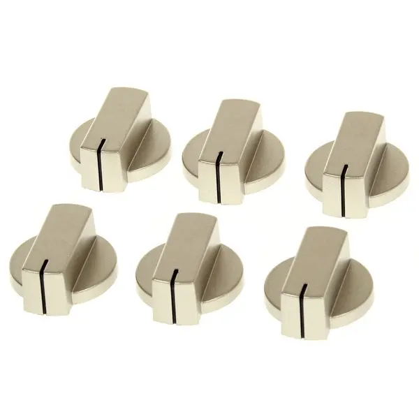 Brushed Nickel Replacement Knob Kit – 6-Piece 1