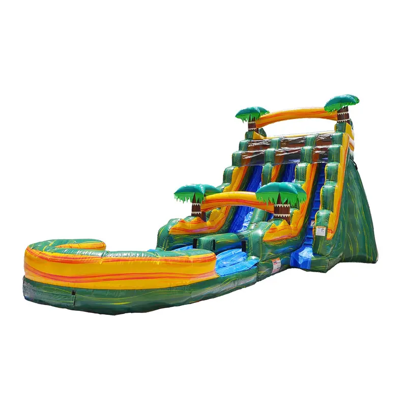 Cali Palms 20-Foot Dual-Lane Inflatable Slide 1