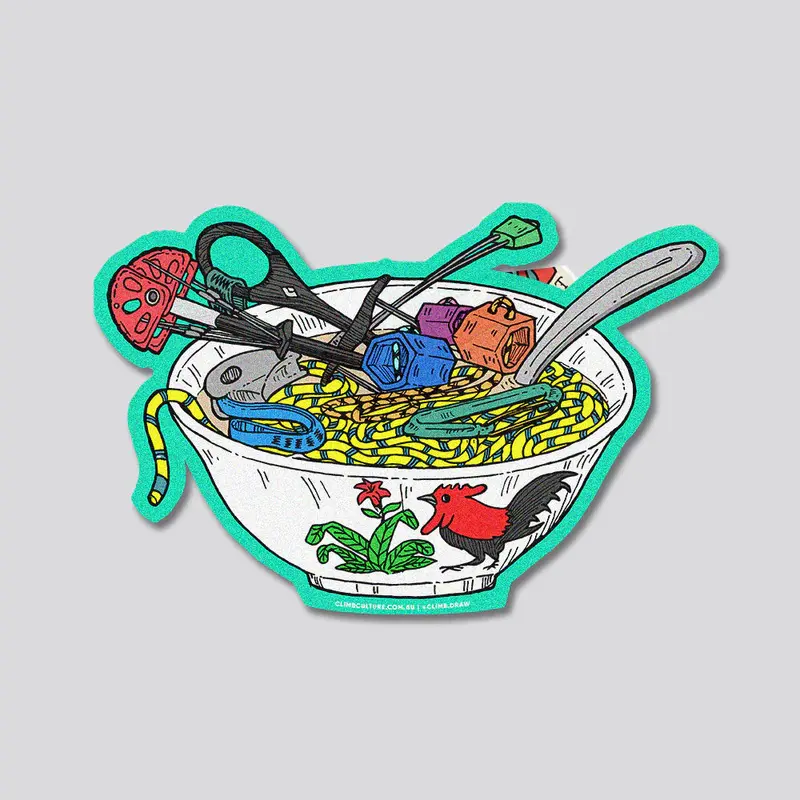 Climb Culture Gear Soup Vinyl Decal 1