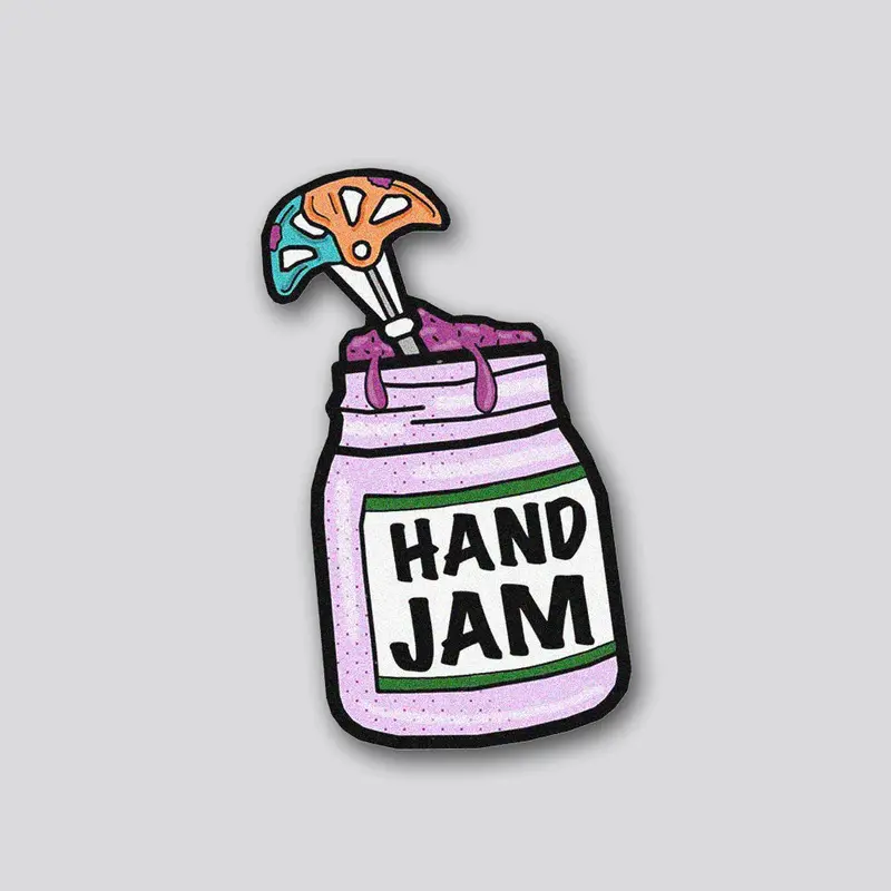 Climb Culture Hand Jam Climbing Motif Sticker 1
