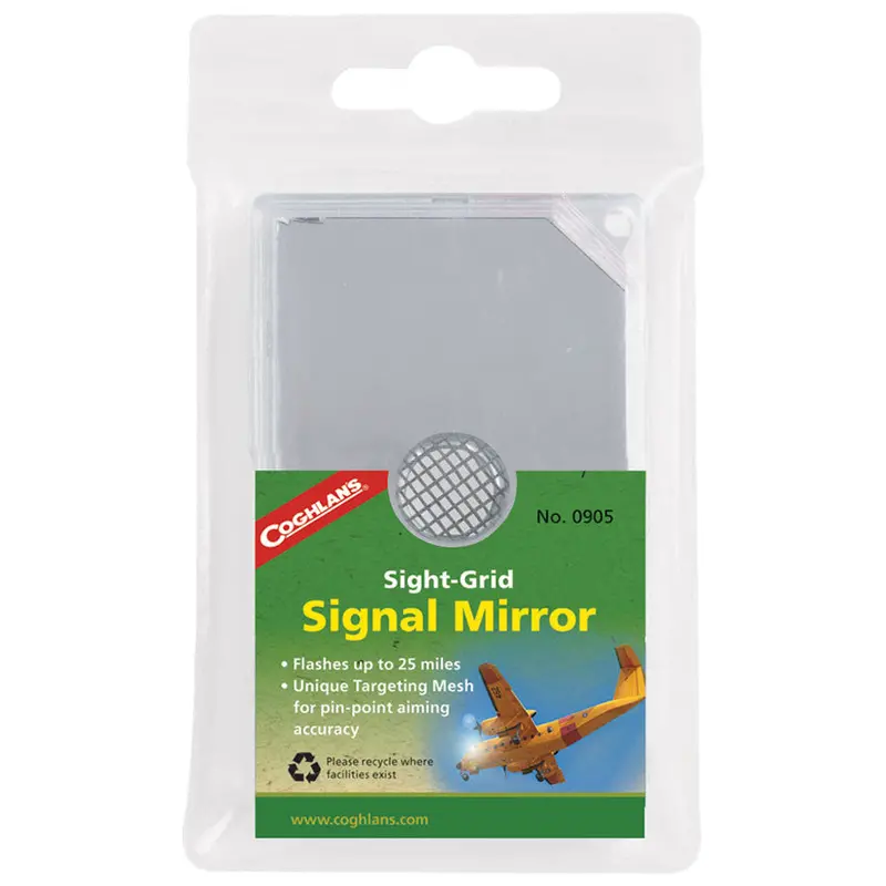 Coghlan’S Signal Mirror With Sight Grid For Emergency Use 1