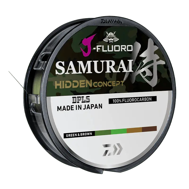 Daiwa J-Fluoro Samurai Fluorocarbon Line – Invisible, Abrasion-Resistant Leader Material 1