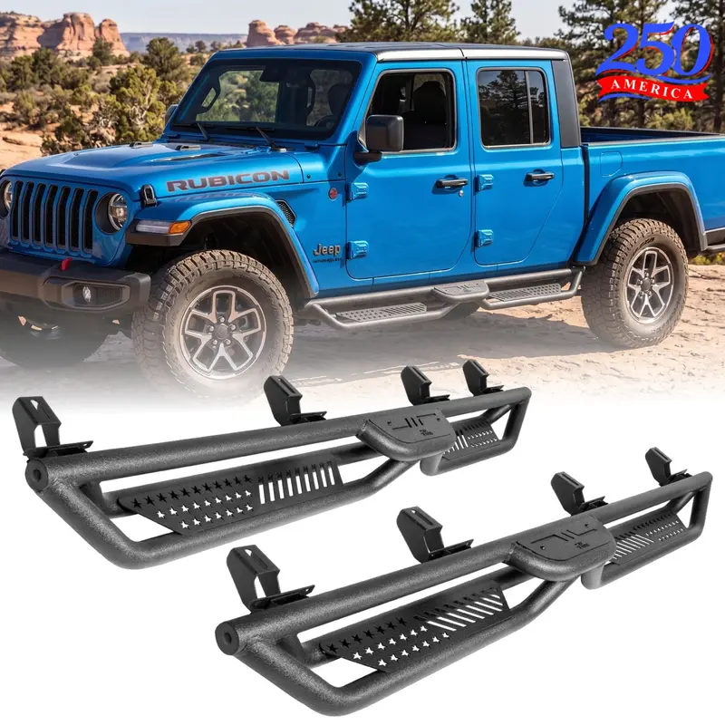 Dual-Tier Running Boards For Jeep Gladiator Jt (2020–2026, 550-Lb Load Rating) 1