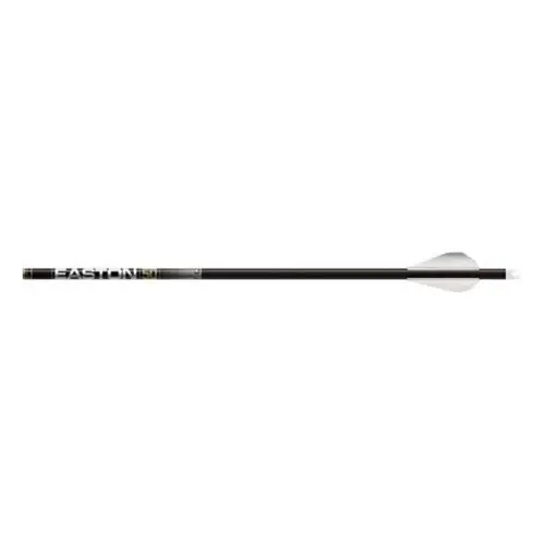 Easton 5.0 5Mm Carbon Arrows With Hit Inserts – Pre-Fletched 6-Pack 1