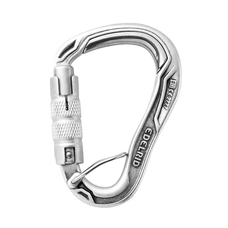 Edelrid Hms Bulletproof – Triple-Lock Carabiner With Fixed Gate For Critical Load Applications 1