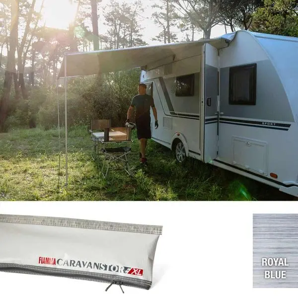 Fiamma Caravanstore Evo 290 Awning Fabric – Royal Blue (Model 08830A01Q) 1