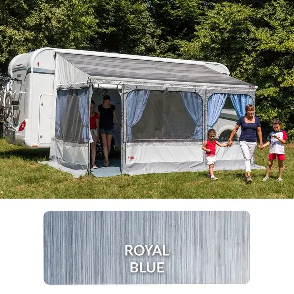 Fiamma Polar White Zip Top 450 In Royal Blue Fabric (Model 06531A01Q) 1