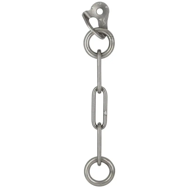 Fixe C-Belay Chain Anchor – 316L Stainless Steel Climbing Hardware 1