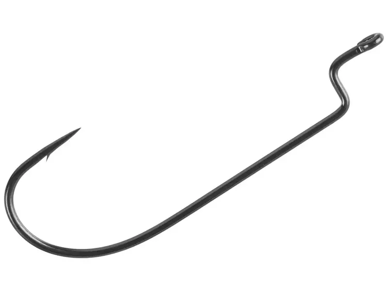 Gamakatsu O'Shaughnessy Offset Worm Hook – Weedless Rigging Solution 1