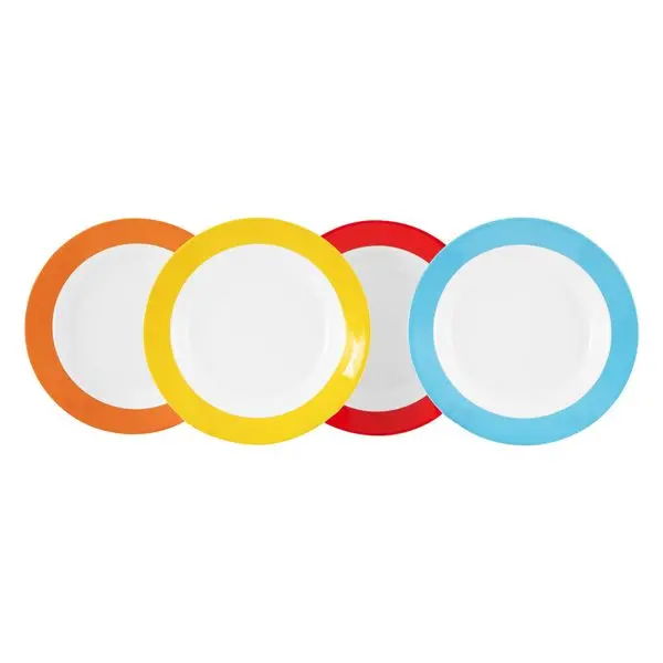 Gimex Colour Line Rainbow Dinner Plates – Set Of 4 1