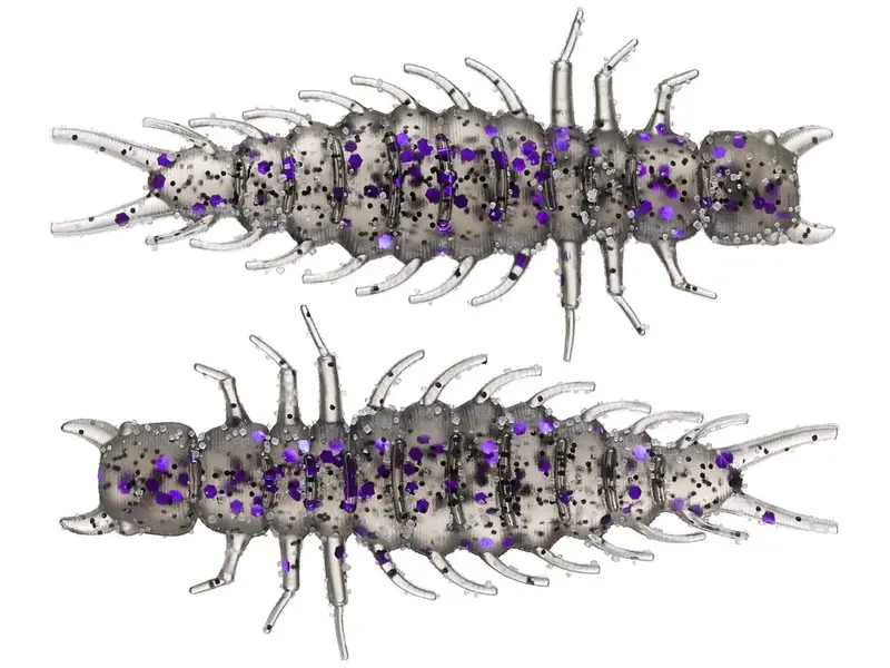 Great Lakes Finesse Juicy Hellgrammite Soft Bait – 2.4" (8-Pack) 1