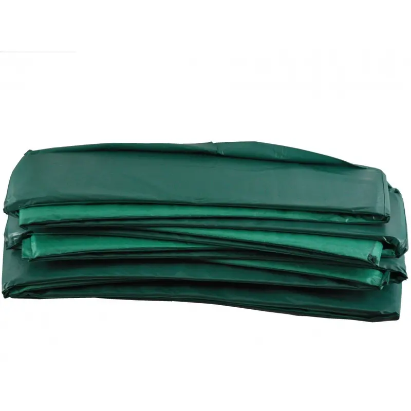 Green 12-Foot Round Trampoline Safety Pad — 10-Inch Wide Super Spring Cover 1