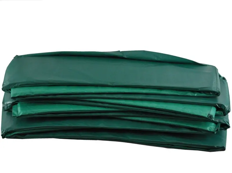 Green 14-Foot Round Trampoline Safety Pad — 10-Inch Wide Super Spring Cover 1