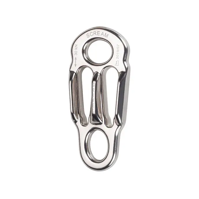 Grivel Scream Belay Device – Assisted-Braking Plate For Multi-Pitch Climbing 1