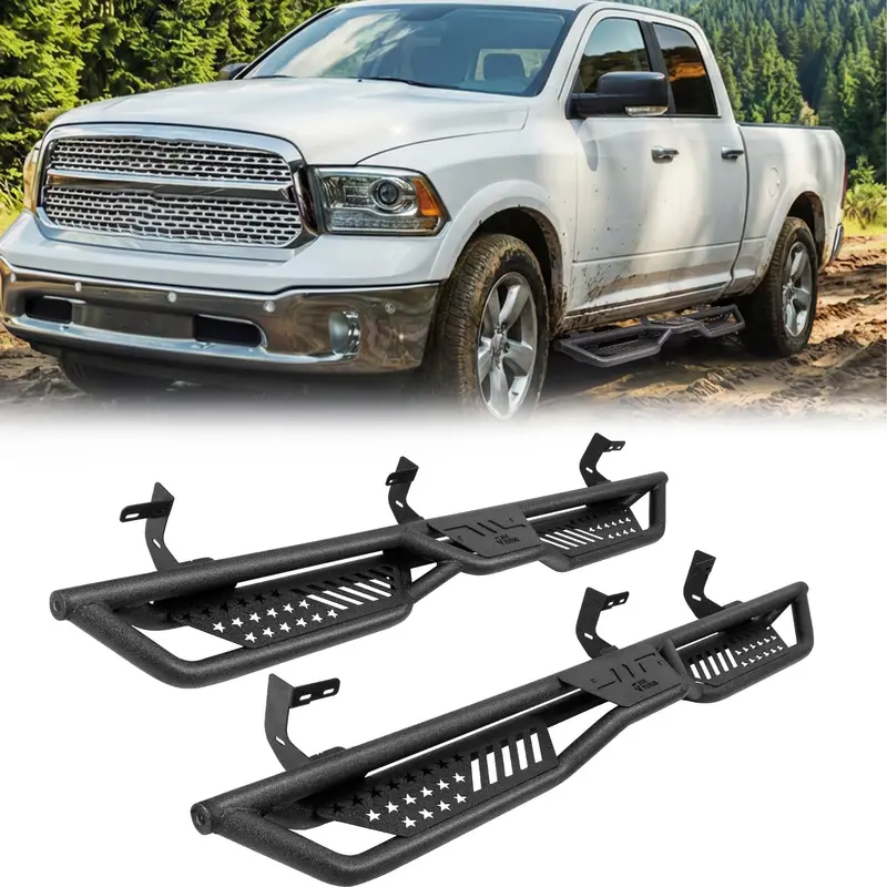 Heavy-Duty Running Boards For Ram 1500 Quad Cab (2009–2024) & 2500/3500 (2010–2026) | Side Step Upgrade 1