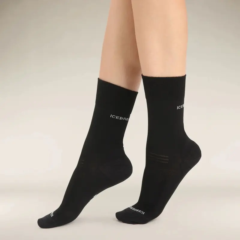 Icebreaker Hike Liner Crew Socks – Women’S Merino Wool Base Layer 1