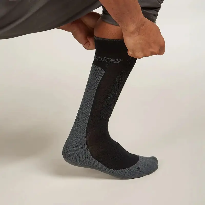 Icebreaker Hike+ Medium Crew Men’S Merino Wool Socks – Moisture-Wicking Trail Sock 1
