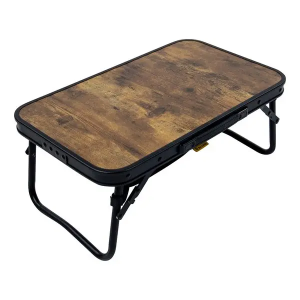 Industrial-Style Compact Woodbine Table With Wooden Finish 1