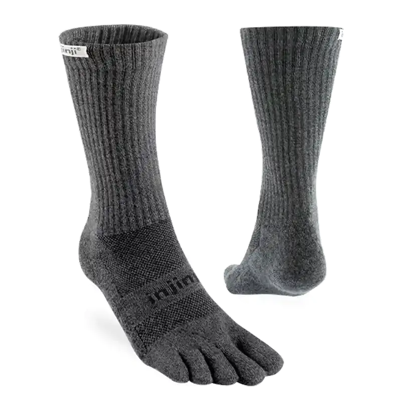 Injinji Trail 2.0 Midweight Crew Socks – Granite Colorway 2