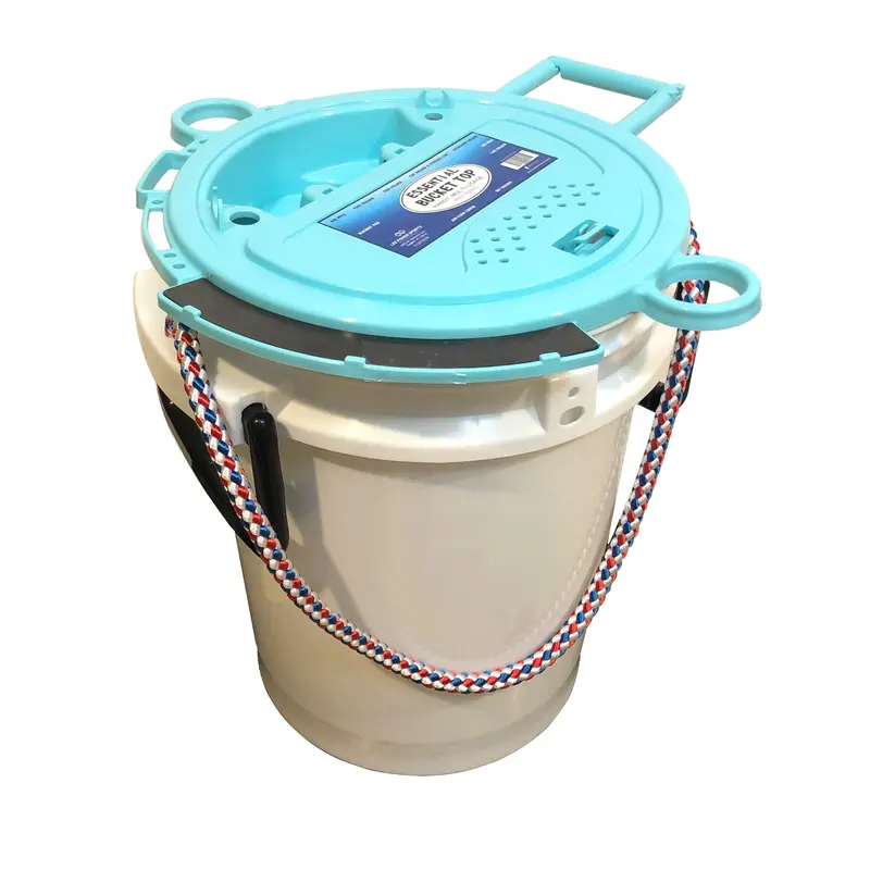 Ismart 5-Gallon Fishing Bucket With Rope Handle And Essential Lid By Lee Fisher Sports 1