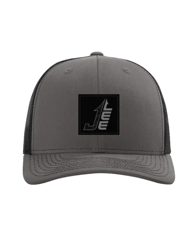 Jordan Lee Charcoal & Black Richardson 112 Snapback Hat 1