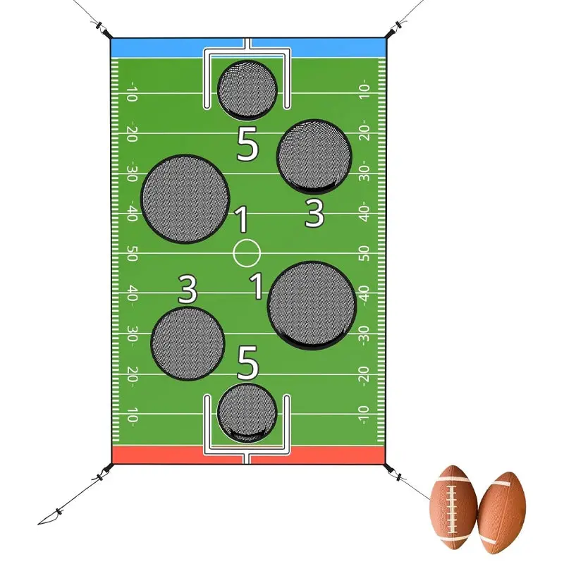 Jumpfly Football Toss Game – Portable Target Net Set 1
