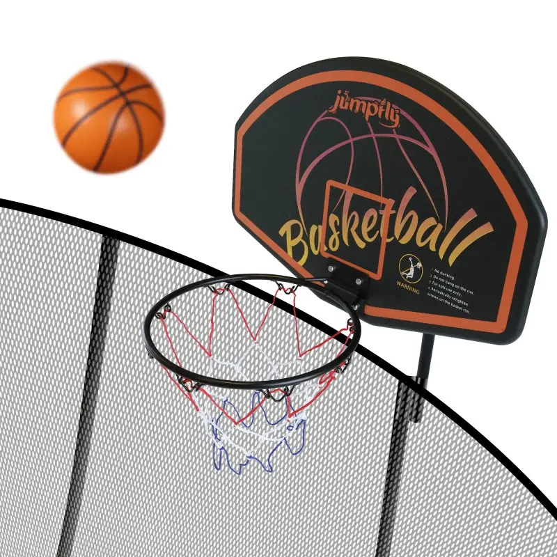 Jumpfly Universal Basketball Hoop Kit – Compatible With Most Trampolines 1