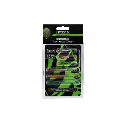Kodex Drop Shot Lure Assortment – Pre-Rigged Soft Baits 1
