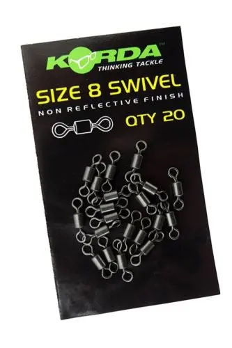 Korda Size 8 Ks20 Swivel – High-Strength Rig Connector 1
