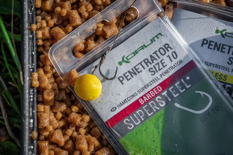 Korum Penetrator Wide-Gap Carp Hooks – Stainless Steel 1
