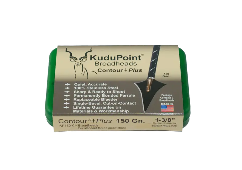 Kudu Point Contour Plus Broadhead With Bleeder Blades 1