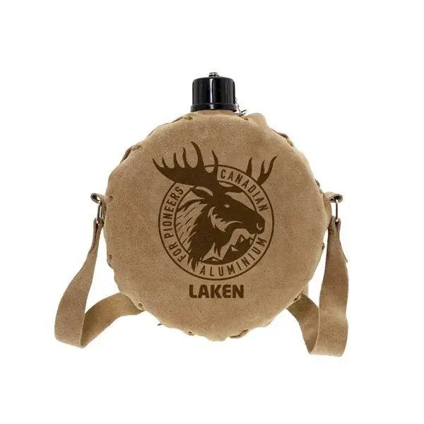 Laken Aluminium Canteen – 1.5L Bottle With Genuine Leather Sleeve 1