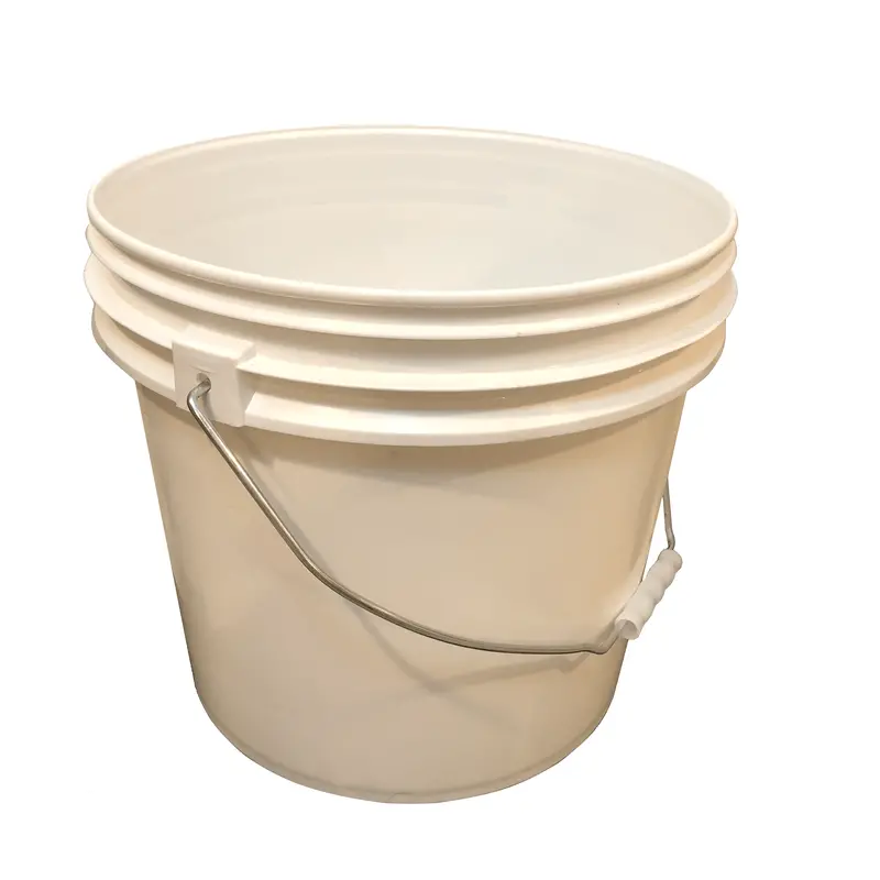 Lee Fisher White 5-Gallon Metal-Handle Bucket – Lid Not Included 1