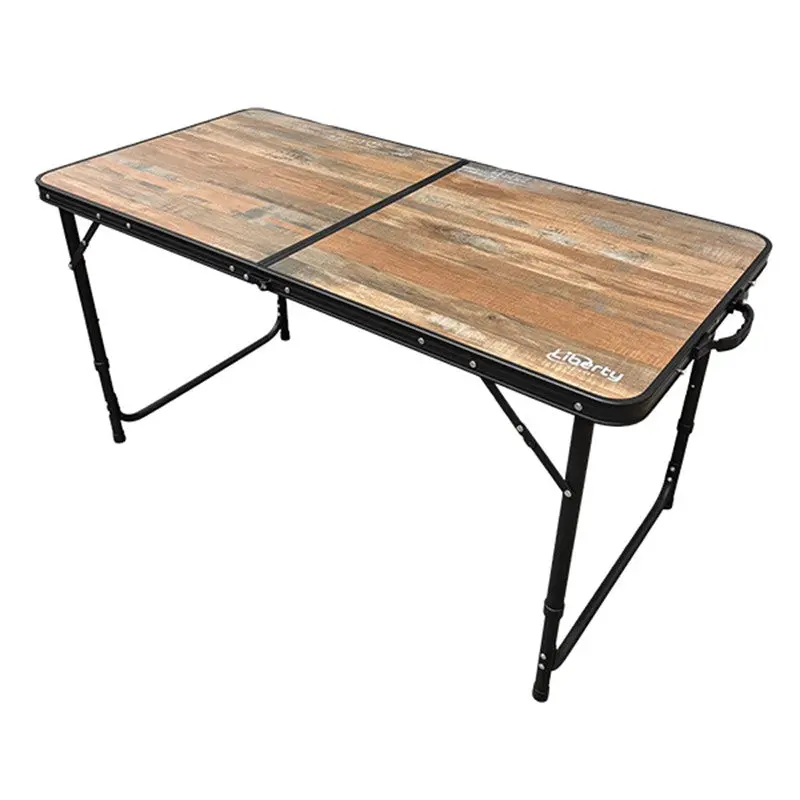 Liberty Redrum Large Folding Table With Woodgrain Finish 1