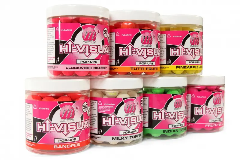 Mainline Hi-Viz 15Mm Pop-Up Bait Balls 1