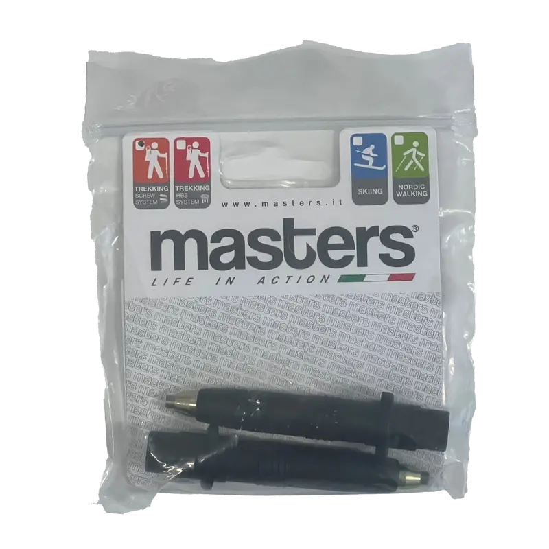 Masters Support Carbide-Tipped Trekking Poles With Clamp System (Pair) 1