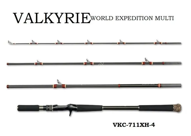 Megabass Valkyrie Series Casting Rods – Graphite Blank With Fuji Guides 1