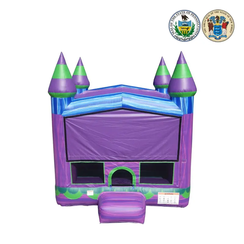 Mermaid 13' X 13' Underwater Fantasy Bounce House 1