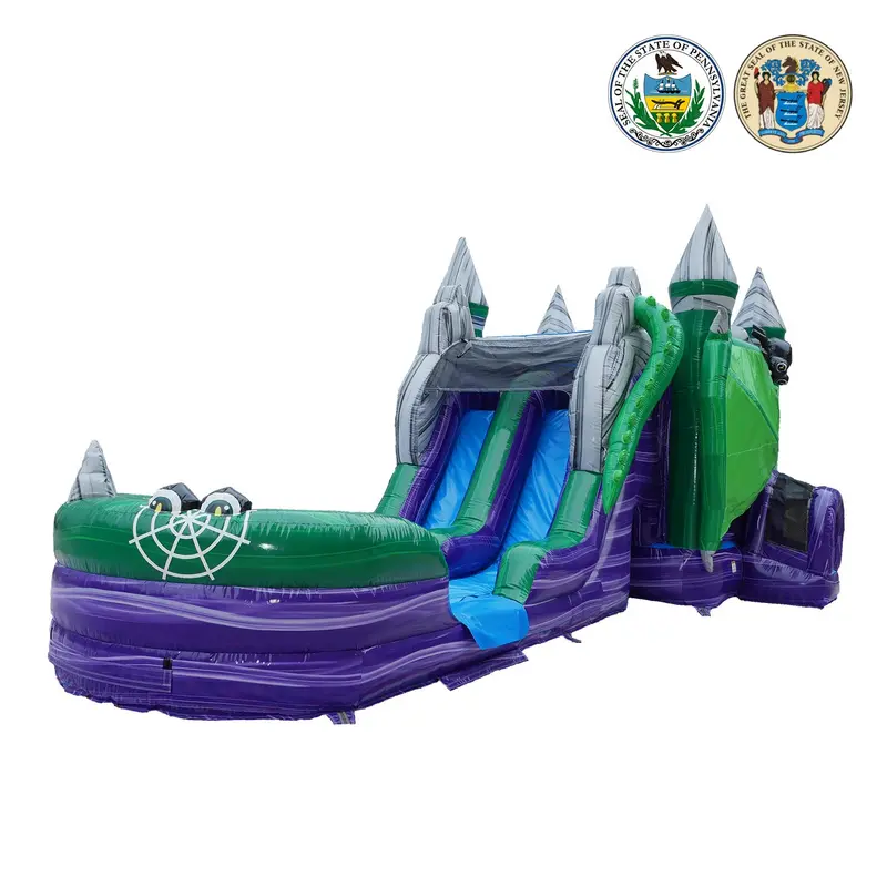 Monster Dragon Dual-Lane Inflatable Combo 1