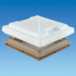 Mpk 280X280 Beige Rooflight With Integrated Flynet 1