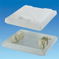 Mpk 400X400 Beige Domed Rooflight With Handle Assembly 1