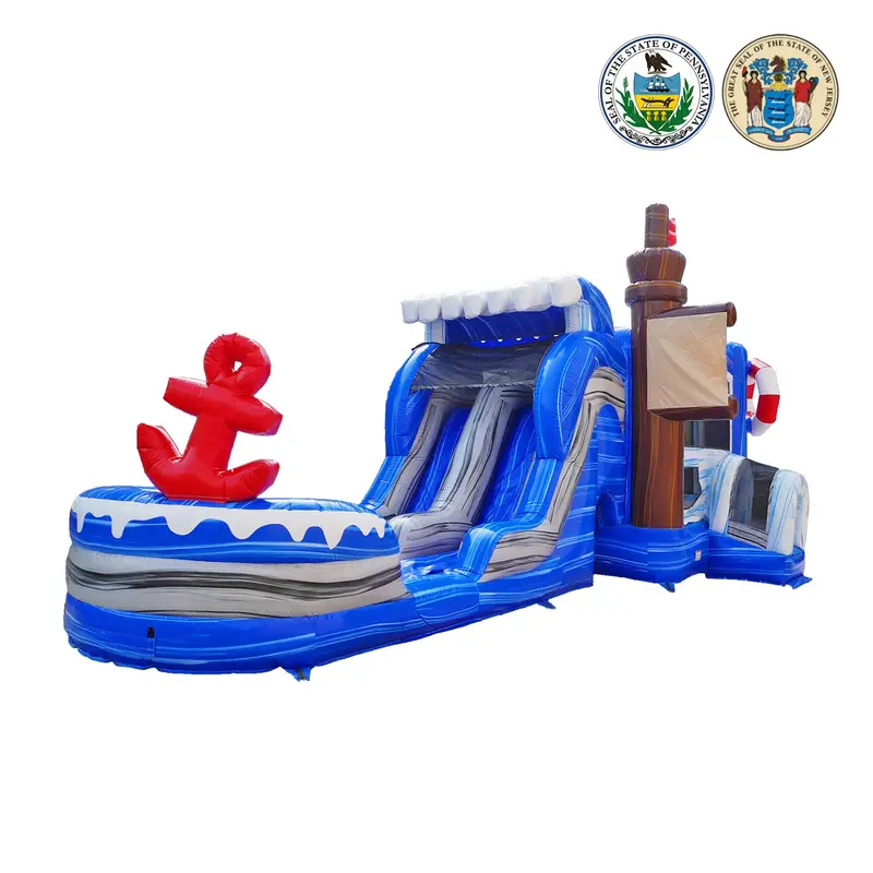 Offshore Adventure Dual-Lane Inflatable Combo 1
