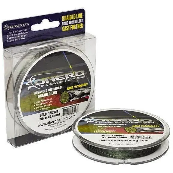Ohero 10 Lb Microfiber Braided Fishing Line – Ultra-Thin Abrasion-Resistant Braid 1