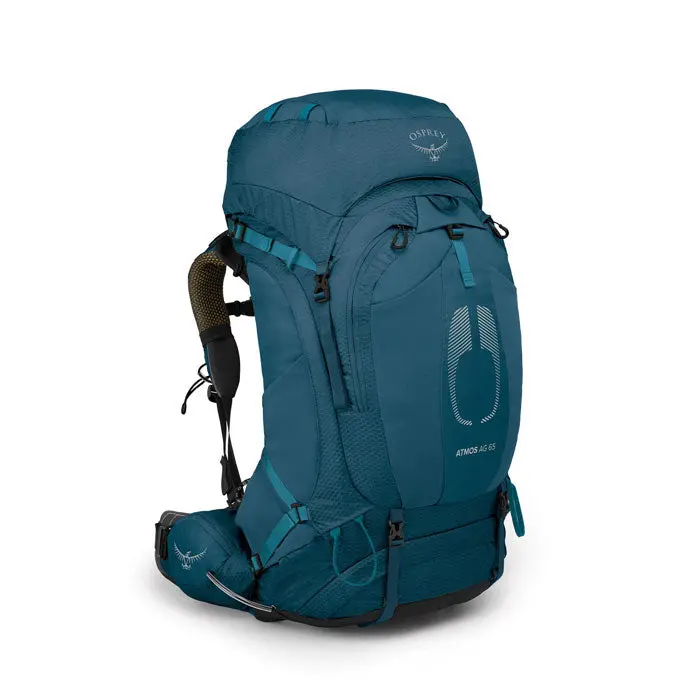 Osprey Atmos Ag 65L Men'S Ventilated Backpack In Venturi Blue 1