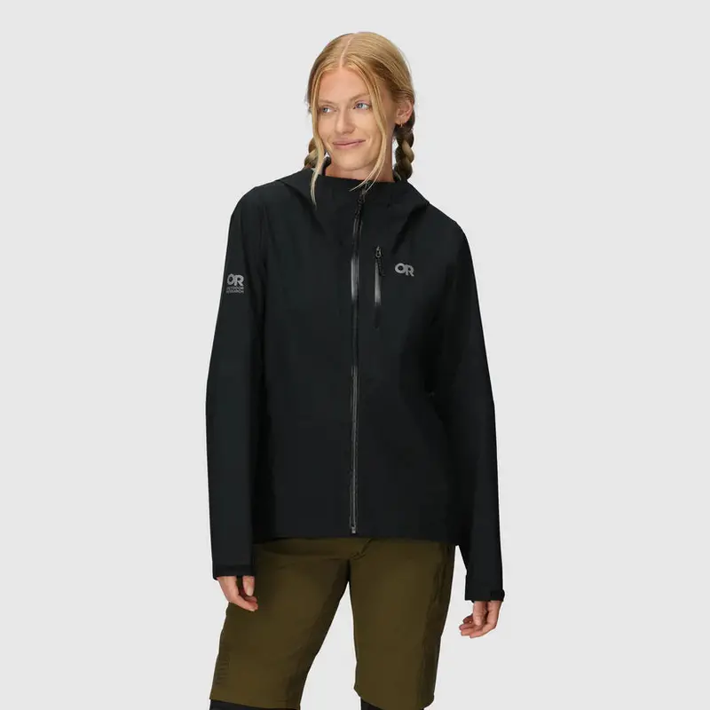 Outdoor Research Freewheel Women'S Stretch Rain Jacket For Mountain Biking 1